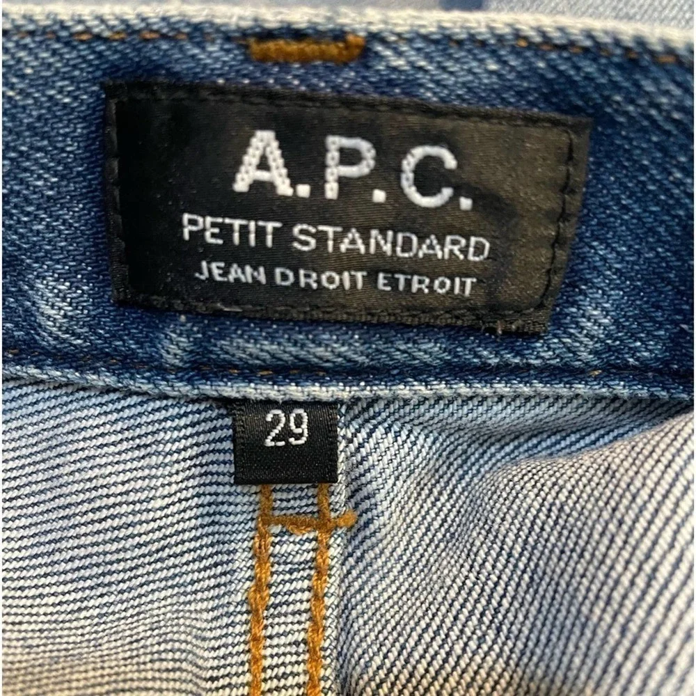 APC Petit Standard Indigo Jeans Unisex Size 29 NWT